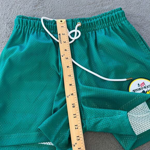 Ryoko Rain 2024 Green Mesh Breathable Drawstring Athletic Shorts Women’s Size S - Picture 8 of 9